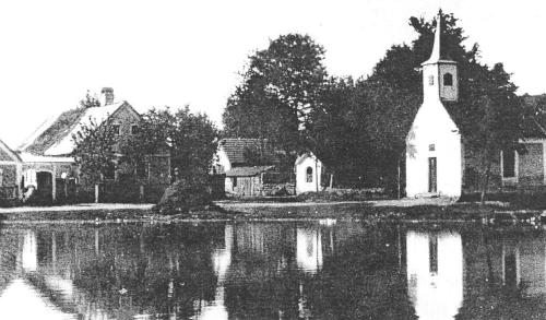 Rybník a&nbsp;kaple sv.&nbsp;Anny v&nbsp;Dětříši