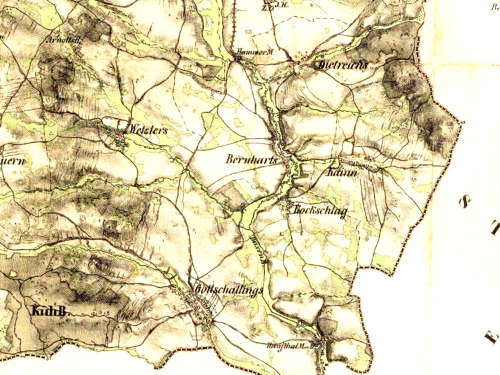 Prnárec - mapa