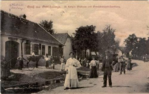 Bývalá vesnice Košťálkov z&nbsp;roku 1907